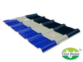 TẤM TÔN NHỰA  ASA/PVC 6 Sóng
